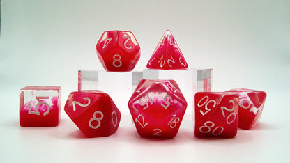 Red Death Goblin Stones 7pc Dice Set