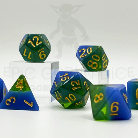 Dragon Candy - Sour Raspple 7Pc Dice Set Resin