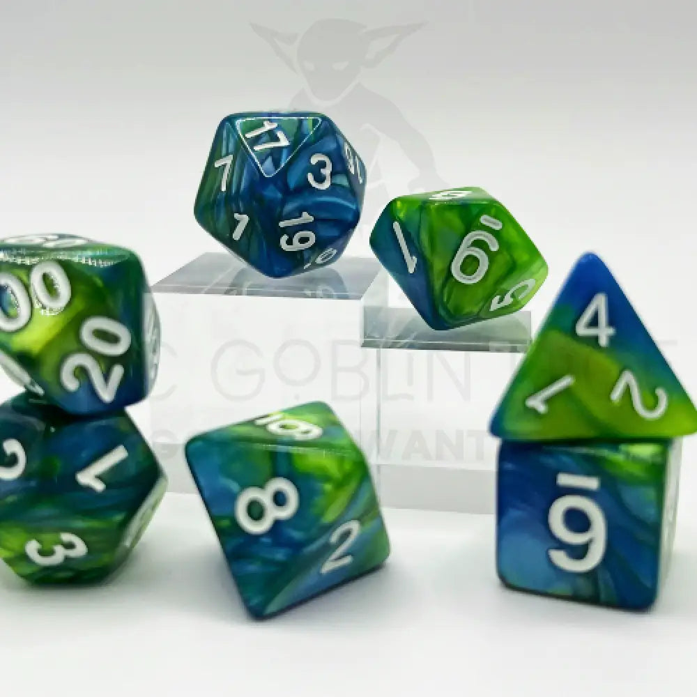 Earth Dragon Essence 7Pc Dice Set Acrylic