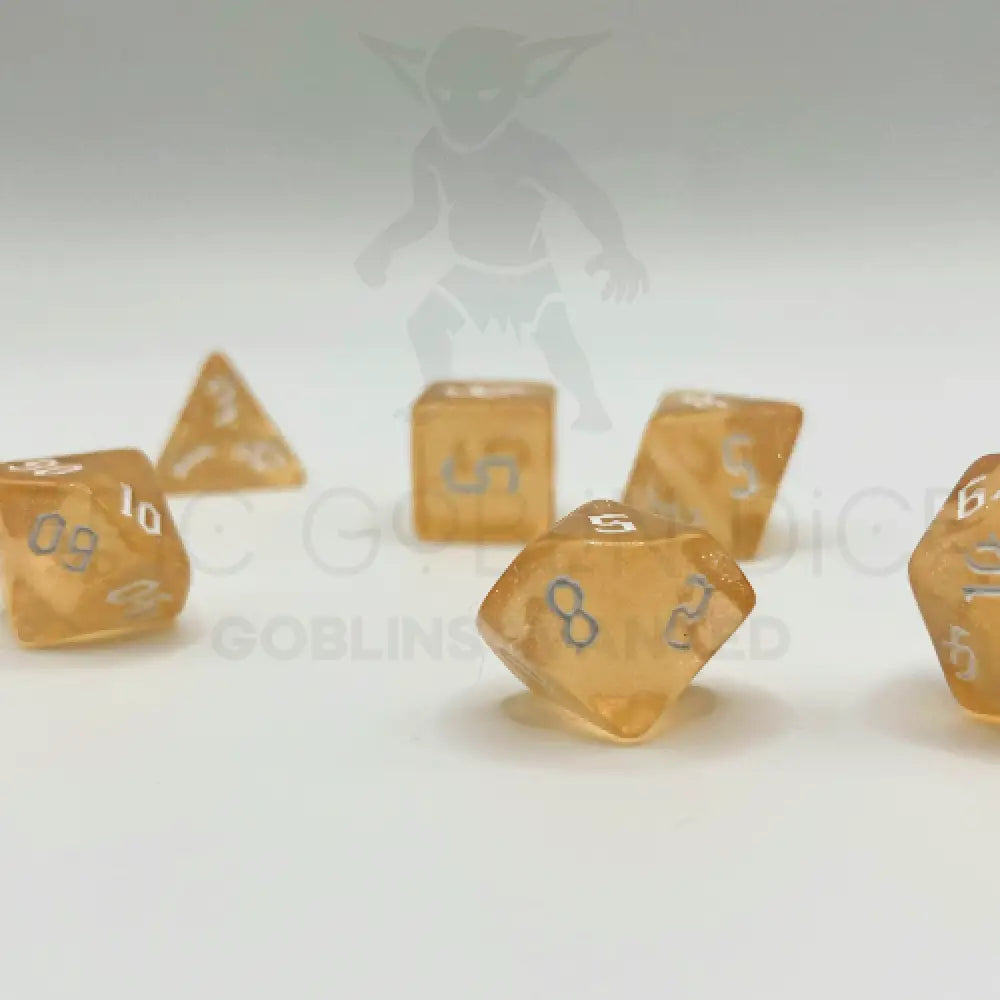 Galaxy Dust - Solar Mist 7Pc Dice Set Acrylic