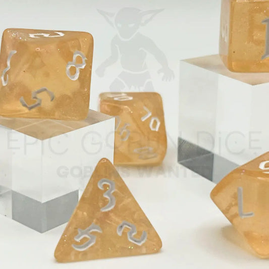 Galaxy Dust - Solar Mist 7Pc Dice Set Acrylic