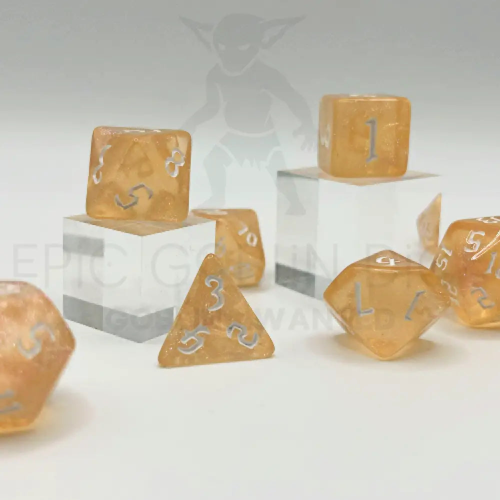 Galaxy Dust - Solar Mist 7Pc Dice Set Acrylic