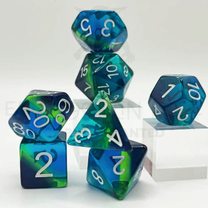 Healthy Waters 7Pc Dice Set Resin