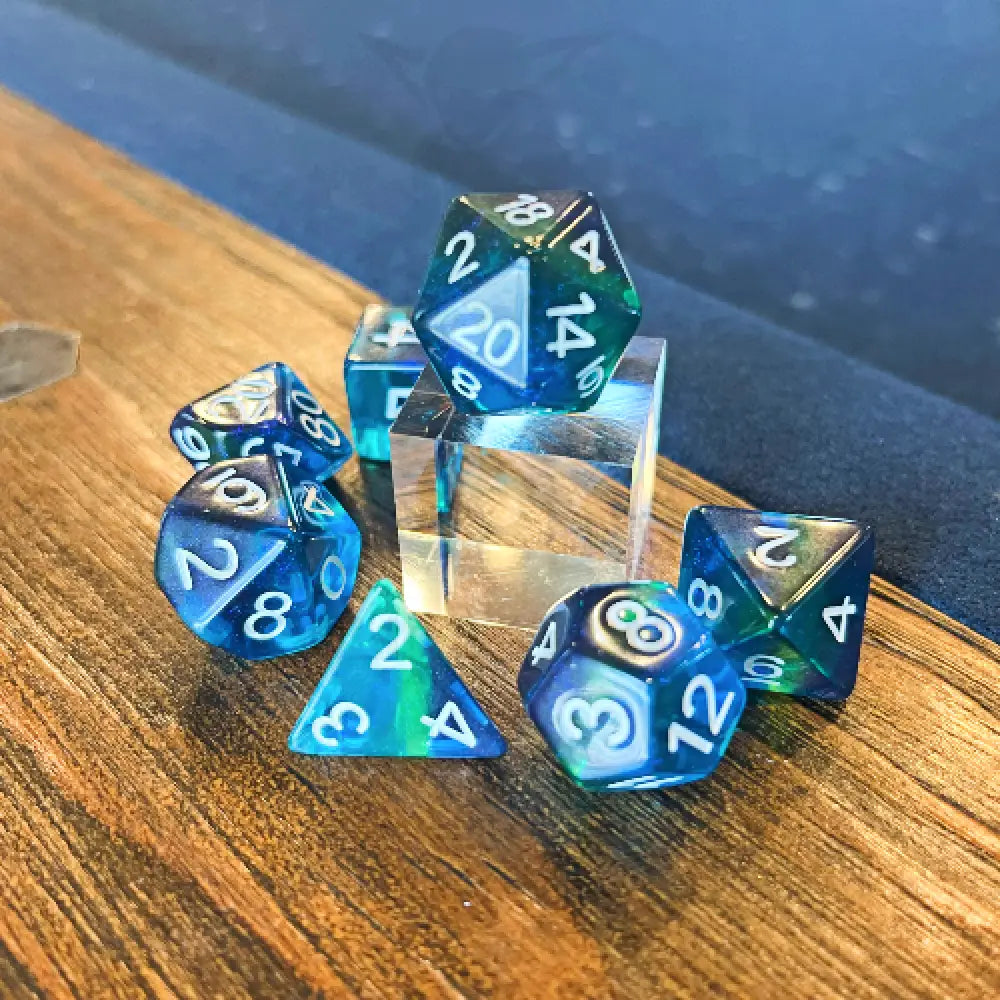 Healthy Waters 7Pc Dice Set Resin