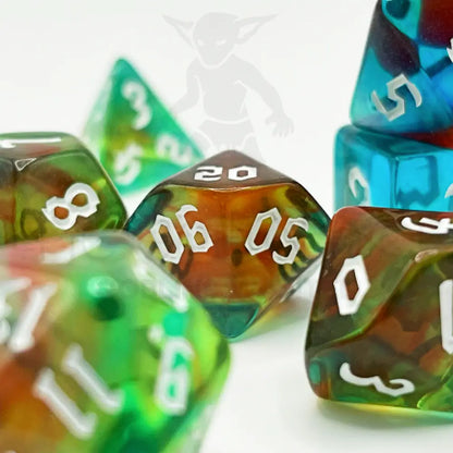 Toxic Cauldron - Dragon’s Breath 7Pc Dice Set Acrylic