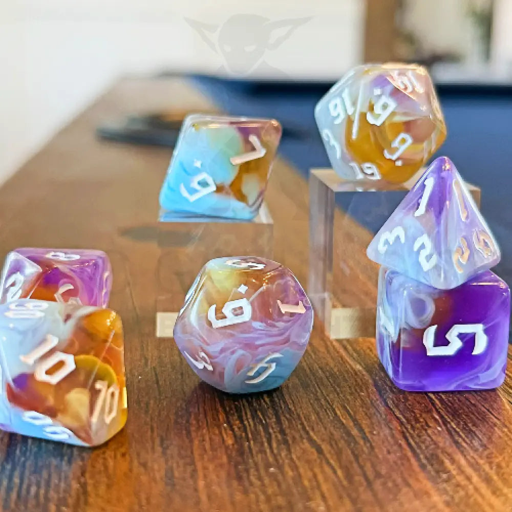 Toxic Cauldron - Wizard’s Brew 7Pc Dice Set Acrylic