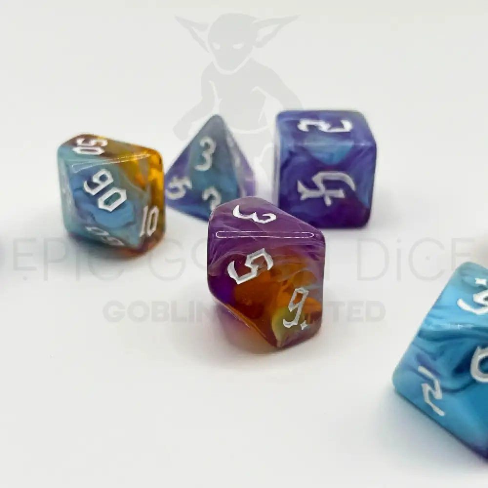 Toxic Cauldron - Wizard’s Brew 7Pc Dice Set Acrylic