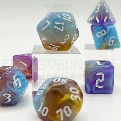 Toxic Cauldron - Wizard’s Brew 7Pc Dice Set Acrylic